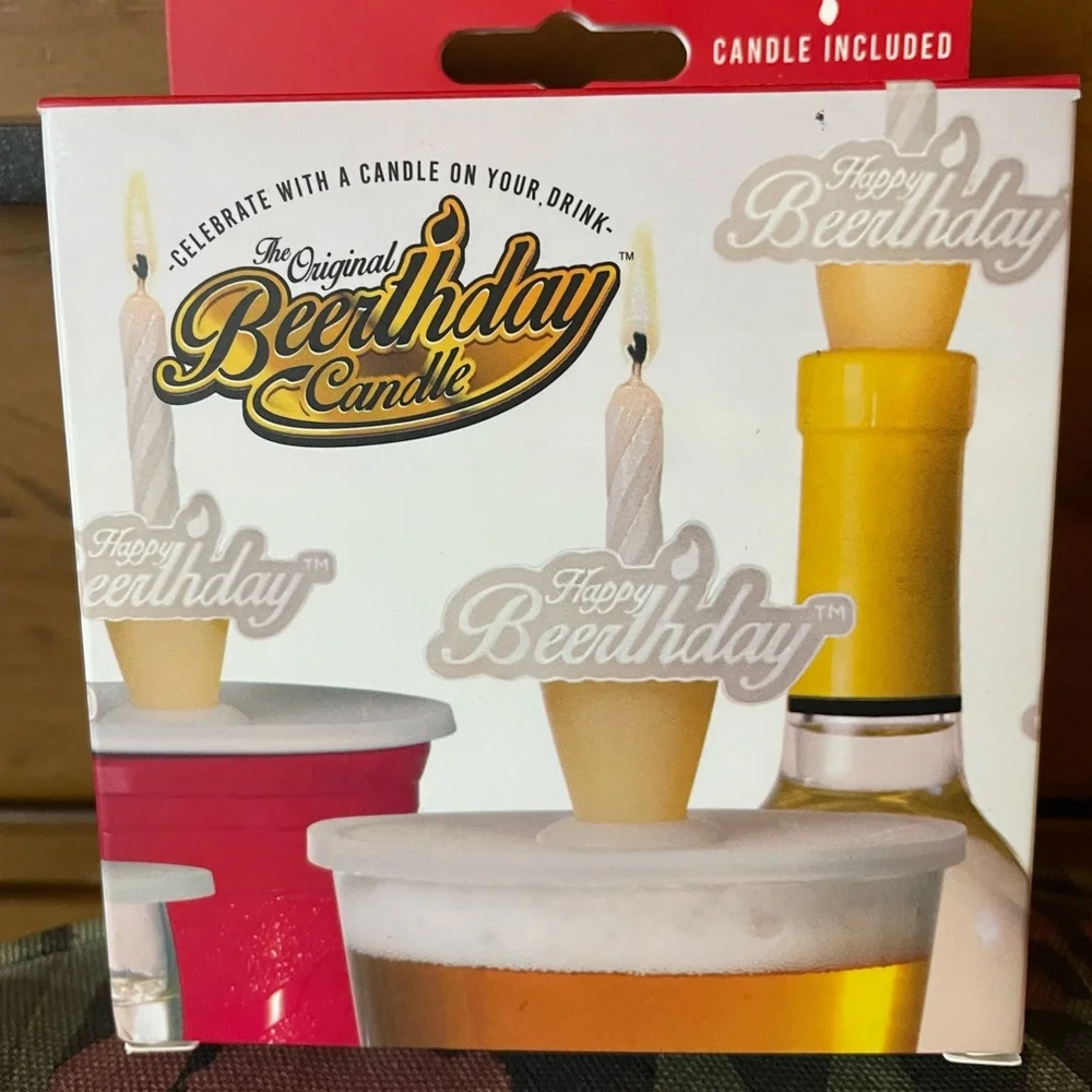 NWT Beerthday Birthday Candle